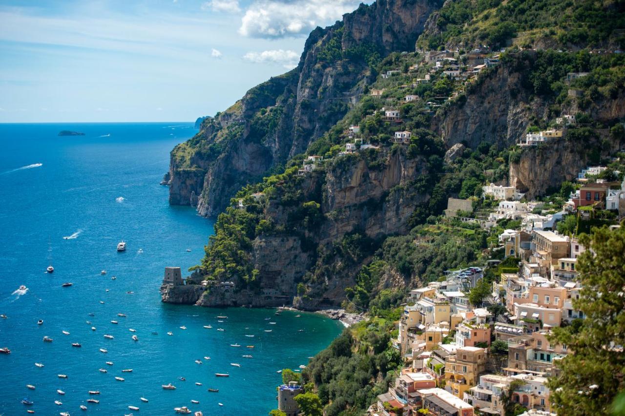 Ferienwohnung Aria Di Mare,Near Elevator, Few Steps, Parking, Garden Positano Exterior foto